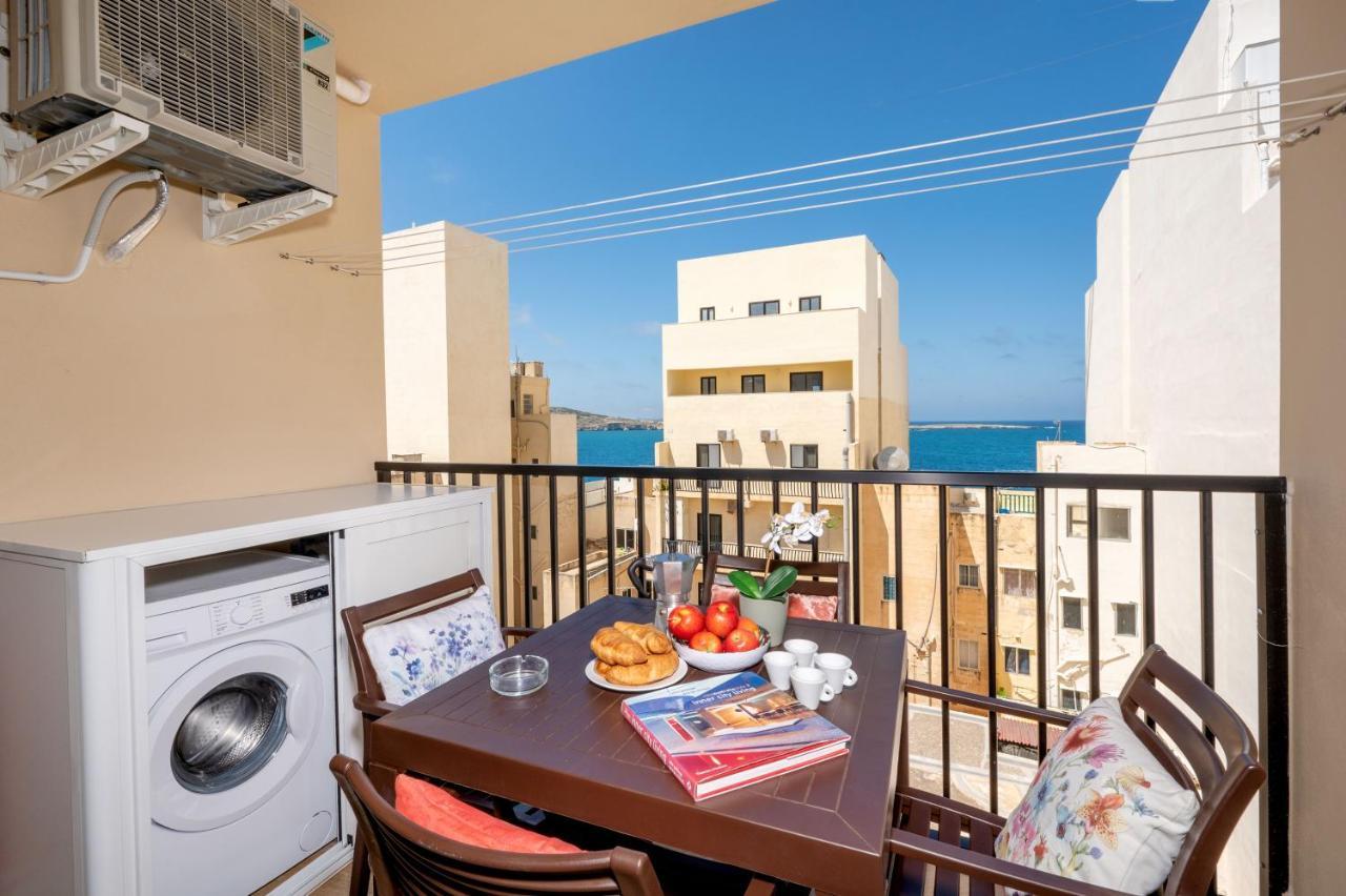 Sea Bliss Apartments With Terrace Just Off Seafront In St Paul'S Bay - By Getawaysmalta St. Paul's Bay Bagian luar foto